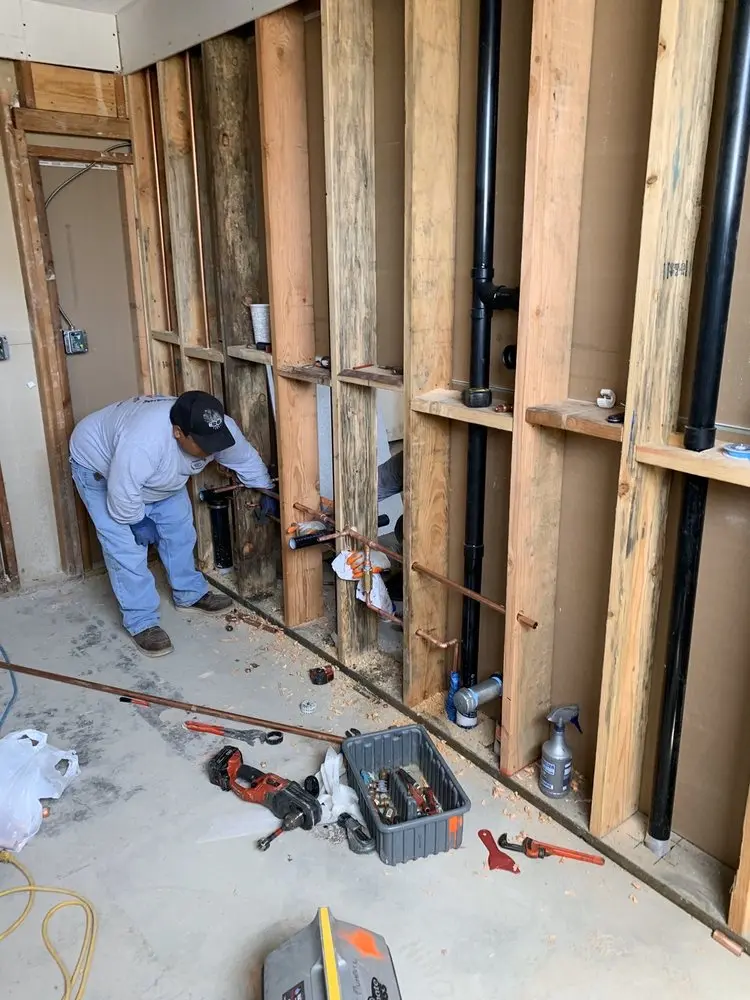 Commercial rough-in plumbing for Water Heater Replacement in Winsted